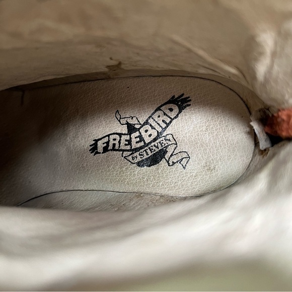 RARE Freebird by Steven Disco Western Tapestry Distressed Rust Leather Boho Boot - Picture 13 of 16